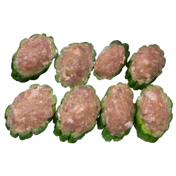 Bitter gourd with Minced Chicken (5 pcs)